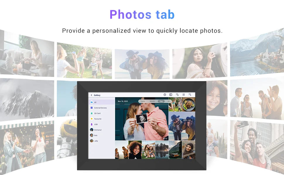 Wi-Fi digital photo frame — for your pet portraits