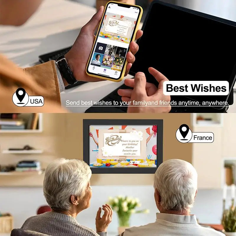Wi-Fi digital photo frame — for your pet portraits