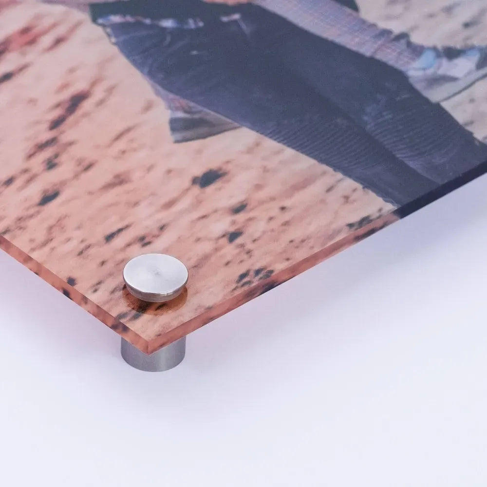 Acrylic print — glossy 4mm edge close-up