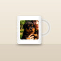 11oz keepsake photo mug with your pet's portrait