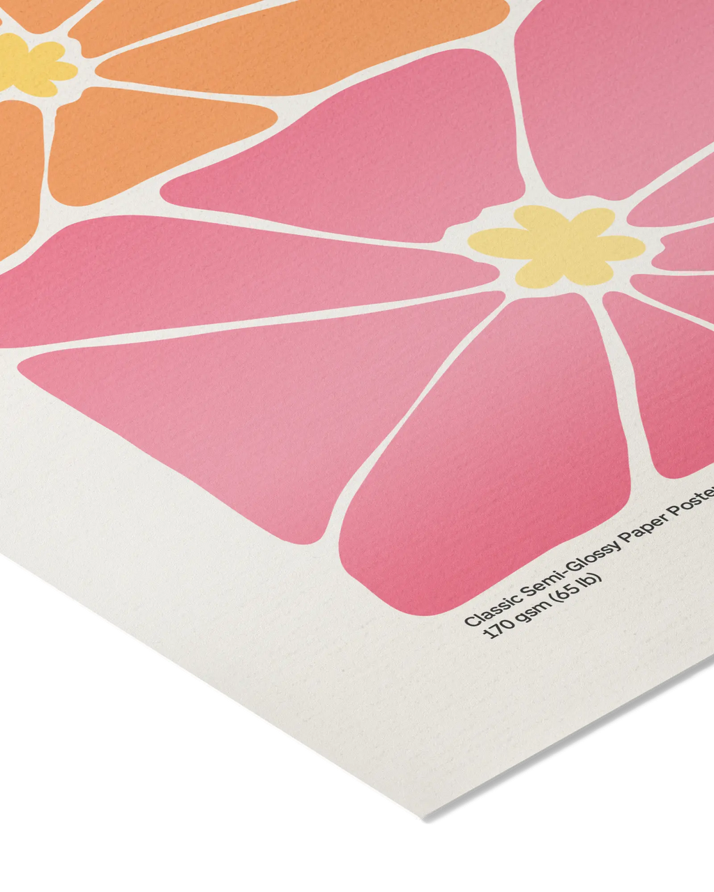 Fine-art print — semi-glossy 170gsm paper close-up