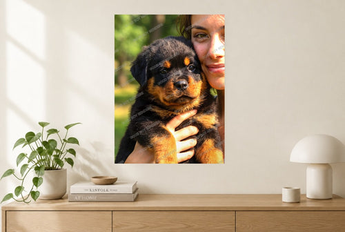 Fine-art pet portrait print